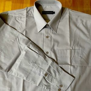 Light Gray Long Sleeve Button Down Shirt